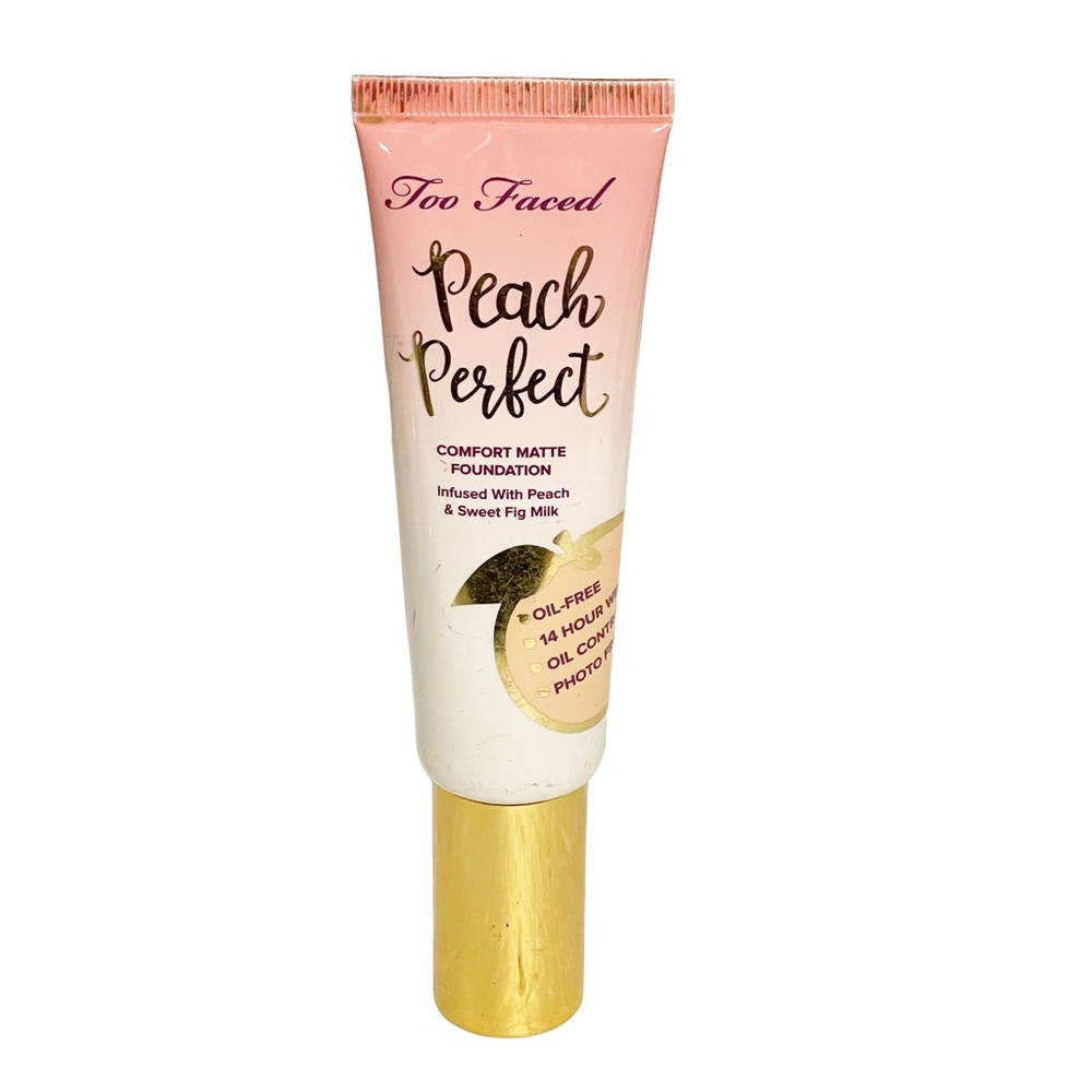 Too Faced‎ Peach Perfect Comfort Matte Foundation Spiced Rum Face Makeup NEW